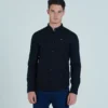DIESEL GARFIELD LS SHIRT NAVY.webp 4