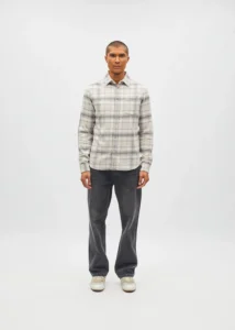 DIESEL BRUCE SHIRT smoke brown