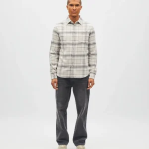 DIESEL BRUCE SHIRT smoke brown