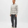 DIESEL BRUCE SHIRT SMOKE BROWN.2